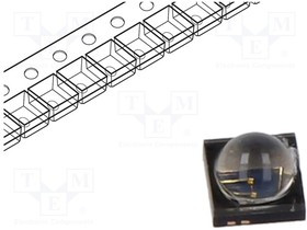 VSMA1094600, ИК-передатчик; 950нм; прозрачная; 1425мВт; 60°; SMD; 1000мА