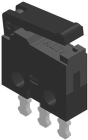 MP000806, Микропереключатель, Петлевой Рычаг, DPST-NO, SMD (Поверхностный Монтаж), 500 мА