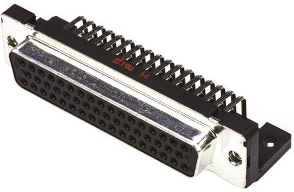 09 66 512 7601, Разъем D Sub, угловой, Standard, Гнездо, Серия D Sub Connectors, 50 контакт(-ов), DD, Пайка
