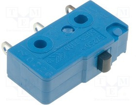 1050.0102, Микропереключатель SNAP ACTION, без рычага, SPDT, 5A/250ВAC