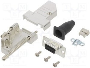 DTSL-RGLJSS-09FSSL, Разъем D-Sub; PIN: 9; "мама"; угловой 45°; пайка; на провод; gold flash DTSL-RGLJSS-09FSSL, Разъем D-Sub; PIN: 9; "мама"; угловой 45°; пайка; на провод; gold flash