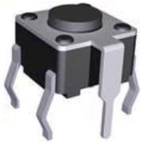 KLS7-TS6602-5.0-180 (TC-0113), Кнопка тактовая с заземлением 6х6мм, h=5мм (TS-A2PG-130) (OBSOLETE)