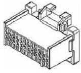 12110088, Conn Housing RCP 24 POS Crimp ST Cable Mount Gray