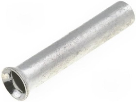 TUL-NI-01010, Втулочный, неизолированный, медь, 1мм2, 10мм, луженые, обжим