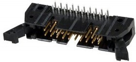 5499913-4, Headers &amp; Wire Housings 20 POS HDR 15AU R/A W/SHORT LATCHES