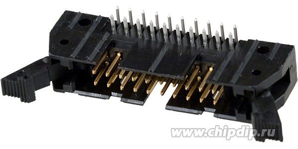 5499913-4, Headers &amp; Wire Housings 20 POS HDR 15AU R/A W/SHORT LATCHES