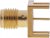 142-0701-801, RF Connectors / Coaxial Connectors PC END MT JCK GLD .062" BOARD THICK