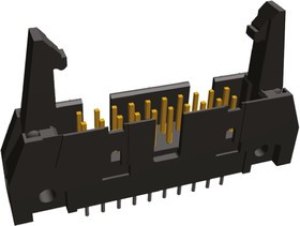 5499923-4, AMP-LATCH Series Straight Through Hole PCB Header, 20 Contact(s), 2.54mm Pitch, 2 Row(s), Shrouded 5499923-4, AMP-LATCH Series Straight Through Hole PCB Header, 20 Contact(s), 2.54mm Pitch, 2 Row(s), Shrouded