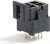 172299-1104, Headers &amp; Wire Housings ULTRAFIT 3.5MM 4CKT HDR VT D/R F BLK TIN