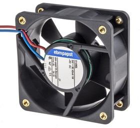 614NGL-RS0, 600 N Series Axial Fan, 24 V dc, DC Operation, 21m³/h, 1W, IP20, 60 x 60 x 25mm 614NGL-RS0, 600 N Series Axial Fan, 24 V dc, DC Operation, 21m³/h, 1W, IP20, 60 x 60 x 25mm