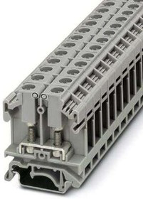 0790433, OTTA 6 Series Grey DIN Rail Terminal Block, 6mm², 1-Level, Bolt Termination