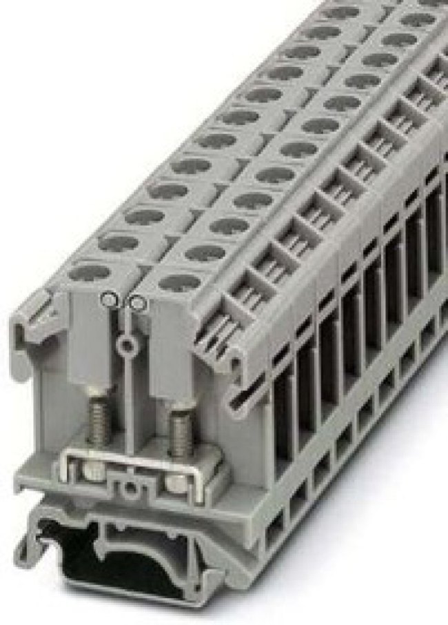 0790433, OTTA 6 Series Grey DIN Rail Terminal Block, 6mm², 1-Level, Bolt Termination 0790433, OTTA 6 Series Grey DIN Rail Terminal Block, 6mm², 1-Level, Bolt Termination