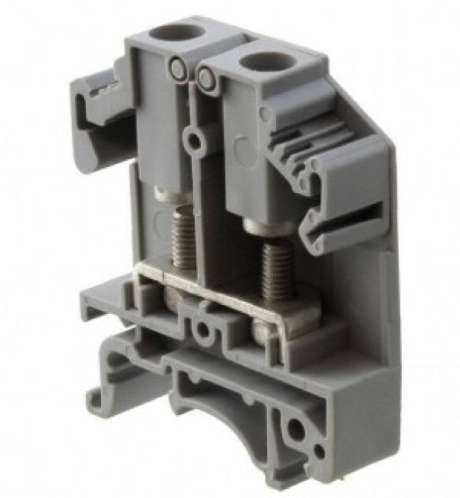 0790433, OTTA 6 Series Grey DIN Rail Terminal Block, 6mm², 1-Level, Bolt Termination 0790433, OTTA 6 Series Grey DIN Rail Terminal Block, 6mm², 1-Level, Bolt Termination