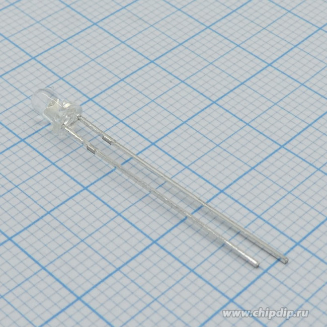 FYL-3014SUYC1A, Светодиод 3мм/желтый/590нм/ 3000мкд/прозрачный/30°