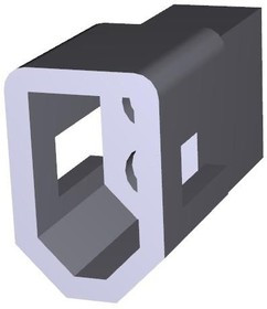 770340-3, Pin &amp; Socket Connectors 02P 0.062 COMM P&amp;S PLUG BLACK