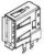 67329-8001, Straight, SMT, Socket Type A 2.0 USB Connector