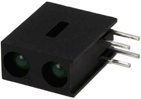 L-7104GO/2GD, Светодиодный модуль 2LEDх3мм/зеленый/ 568нм/12-30мкд/40°