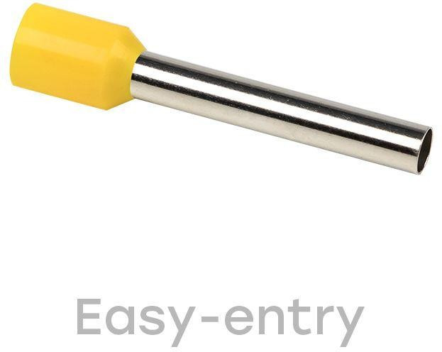 Наконечник штыревой втулочный изол. НШвИ 6.0-24 (уп.50шт) PROxima EKF nhvi-6.0-24