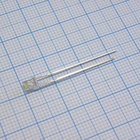 FYL-3034UWC1E, Светодиод 3мм/белый/9500K/1000мкд/ прозрачный/85°/цилиндр с конусообразным углублением FYL-3034UWC1E, Светодиод 3мм/белый/9500K/1000мкд/ прозрачный/85°/цилиндр с конусообразным углублением