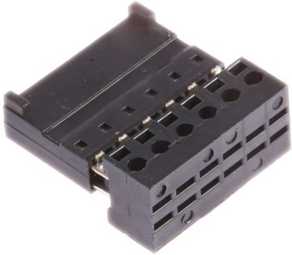 4782837106440, 6-Way IDC Connector Socket for Cable Mount, 1-Row