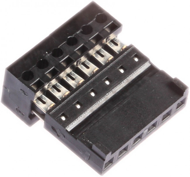 4782837106440, 6-Way IDC Connector Socket for Cable Mount, 1-Row