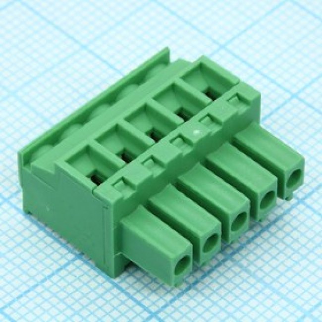 15EDGKB-3.81- 05P-14-100A(H), Разъемный клеммный блок. Серия 15EDGKB-3.81 5 контактов 15EDGKB-3.81- 05P-14-100A(H), Разъемный клеммный блок. Серия 15EDGKB-3.81 5 контактов