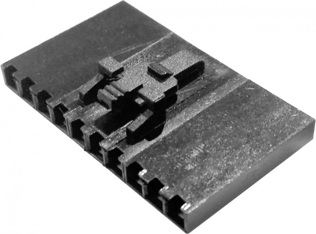 MP009094, CONNECTOR HOUSING, RCPT, 10POS, 2.54MM