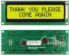 NHD-0216S3Z-FL-GBW-V3, LCD Character Display Modules & Accessories 2 x 16 STN-GRAY 122.0 x 44.0 NHD-0216S3Z-FL-GBW-V3, LCD Character Display Modules & Accessories 2 x 16 STN-GRAY 122.0 x 44.0