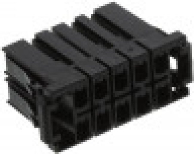 1-917659-5, Dynamic 3000 Female Connector Housing, 5.08mm Pitch, 10 Way, 2 Row