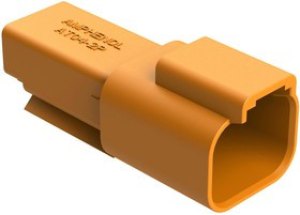 AT04-2P-ORG, Automotive Connectors A SERIES-AT-CONNECTORS