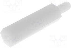 TP-21, Дистанцирующая стойка, полиамид, M3, M3, 21мм