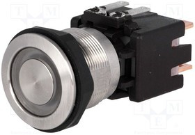 1241.6824.1121000, Переключатель: антивандальный, Пол: 2, DPST-NO, 12A/250ВAC, IP64