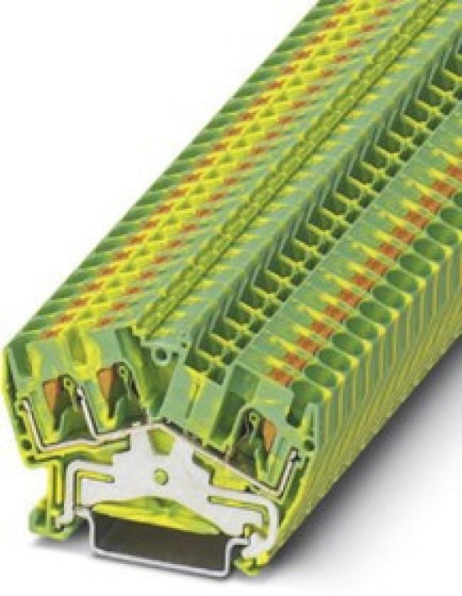 3213606, DIN Rail Terminal Blocks PTS 4-TWIN-PE 3213606, DIN Rail Terminal Blocks PTS 4-TWIN-PE