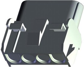 794707-1, Pin &amp; Socket Connectors 04P UMNL CAP HSG BLACK