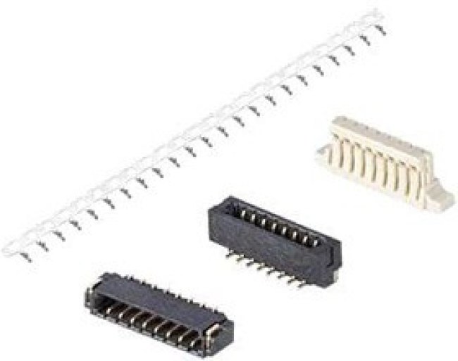 10145492-06LF, CONNECTOR HOUSING, RCPT, 6POS, 0.8MM