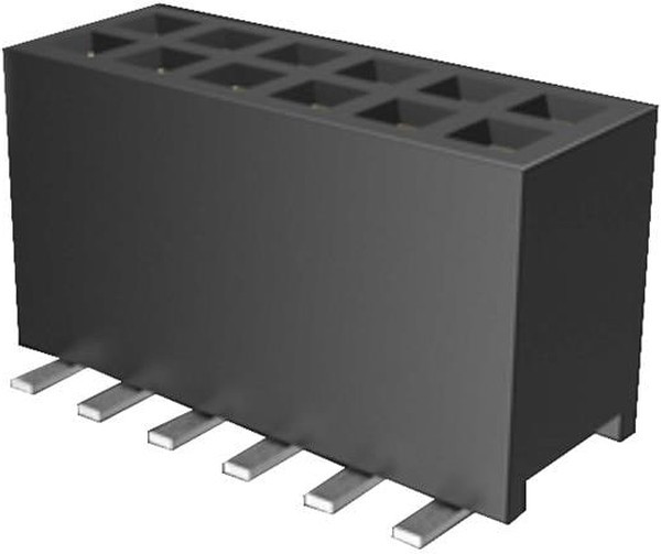20021321-00012C4LF, PCB Receptacle, Плата - к - плате, 1.27 мм, 2 ряд(-ов), 12 контакт(-ов), Surface Mount Straight