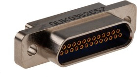 MWDM2L-25SS, MWDM 25 Way Panel Mount D-sub Connector Socket