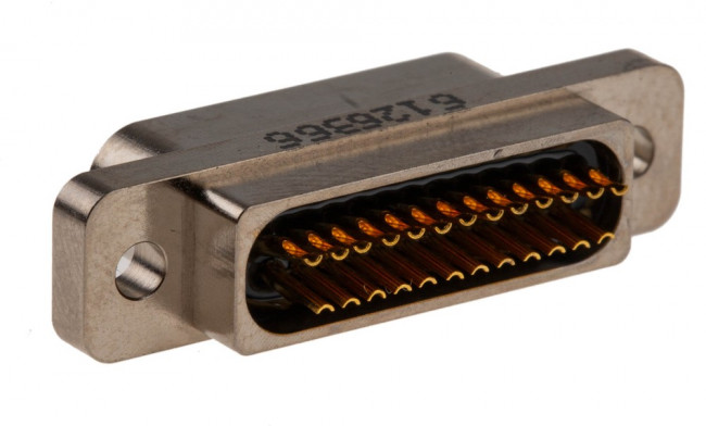 MWDM2L-25SS, MWDM 25 Way Panel Mount D-sub Connector Socket MWDM2L-25SS, MWDM 25 Way Panel Mount D-sub Connector Socket