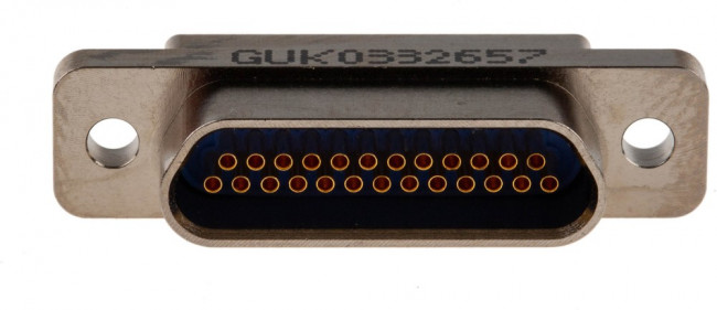 MWDM2L-25SS, MWDM 25 Way Panel Mount D-sub Connector Socket MWDM2L-25SS, MWDM 25 Way Panel Mount D-sub Connector Socket