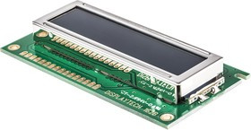 162B-CC-BC-3LP, 162B-CC-BC-3LP Alphanumeric LCD Display, White on Black, 2 Rows by 16 Characters, Transflective