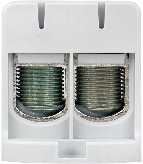 Клемма силовая вводная двойная КСВ 35-150кв.мм сер. PROxima EKF kvs2-35-150-grey