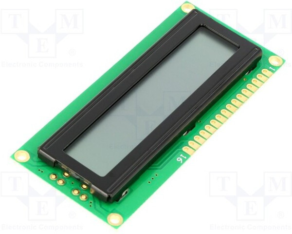 DEM 16101TGH, Дисплей ЖКД, алфавитно-цифровой, STN Positive, 16x1, 80x36x9мм DEM 16101TGH, Дисплей ЖКД, алфавитно-цифровой, STN Positive, 16x1, 80x36x9мм