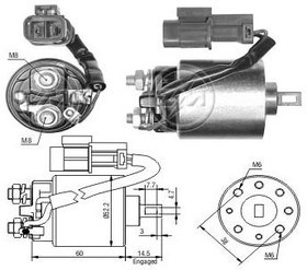ZM1713, Втягивающее реле