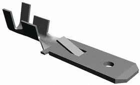 928947-2, FASTIN-FASTON .250 Uninsulated Male Spade Connector, Tab, 6.35 x 0.81mm Tab Size, 1mm² to 2.5mm²
