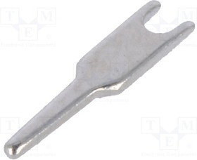 1001.28, Наконечник: под пайку, 1,6мм, 0,4мм, пайка,THT, луженые, бронза