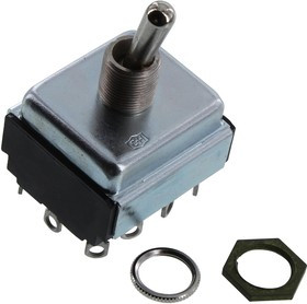 7695K5, SWITCH, TOGGLE, 4PDT, 15A, 250V