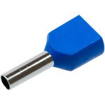 НШВИ(2) 2.5-10, Наконечник штыревой втулочный изолированный синий 2х2.5мм²