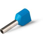 НШВИ(2) 2.5-10, Наконечник штыревой втулочный изолированный синий 2х2.5мм²