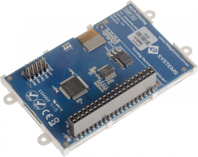 4DPI-35-II, 4DPI-35 MK2 Primary with 3.5in Resistive Touch Screen 4DPI-35-II, 4DPI-35 MK2 Primary with 3.5in Resistive Touch Screen