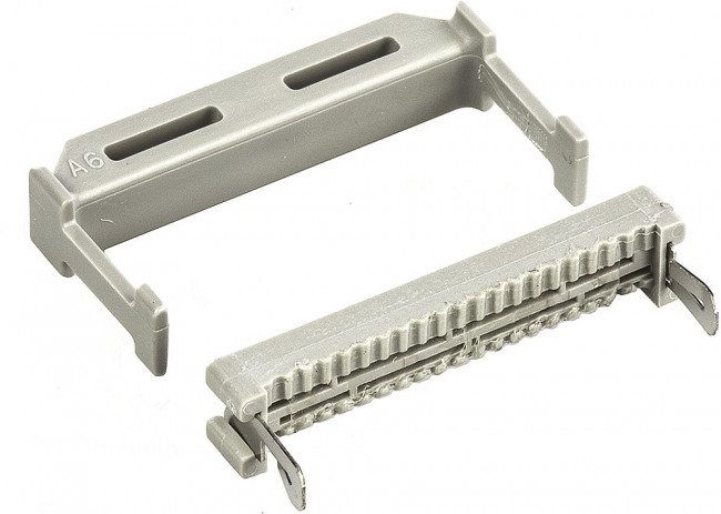 3421-6620, 20-Way IDC Connector Socket for Cable Mount, 2-Row